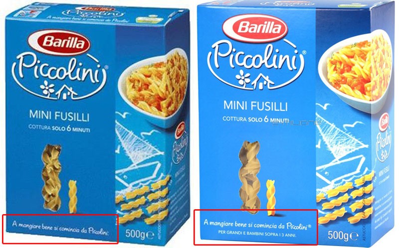 Ecco perchè i bambini non possono mangiare la pasta "i piccolini" della Barilla